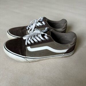 Men’s suede vans sz 9 brown and tan